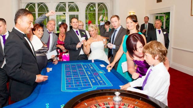 Roulette Table Hire at Wedding