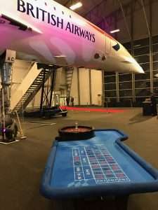 Casino hire team building event in London