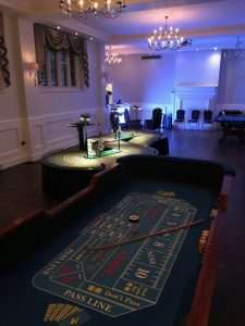 Craps hire at corporate Christmas party event in London