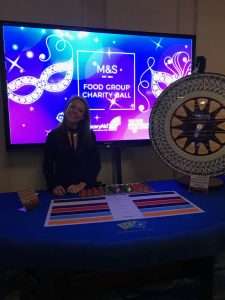 Las vegas style money wheel Grosvenor House hotel London