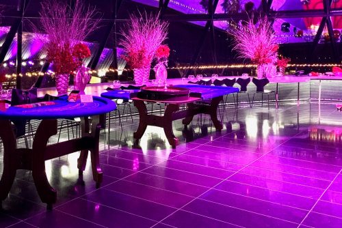 CASINOPARTY casino setup glowing lights