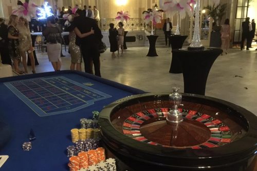 roulette setup in hall