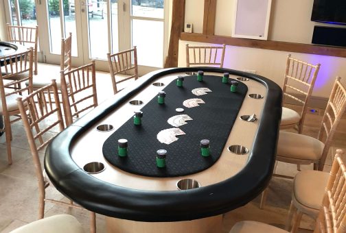 TEXAS2 TAXAS HOLDEM Black table